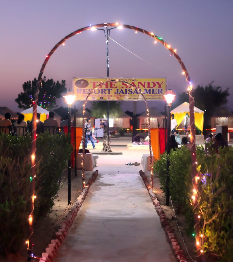 Desert camp in Jaisalmer